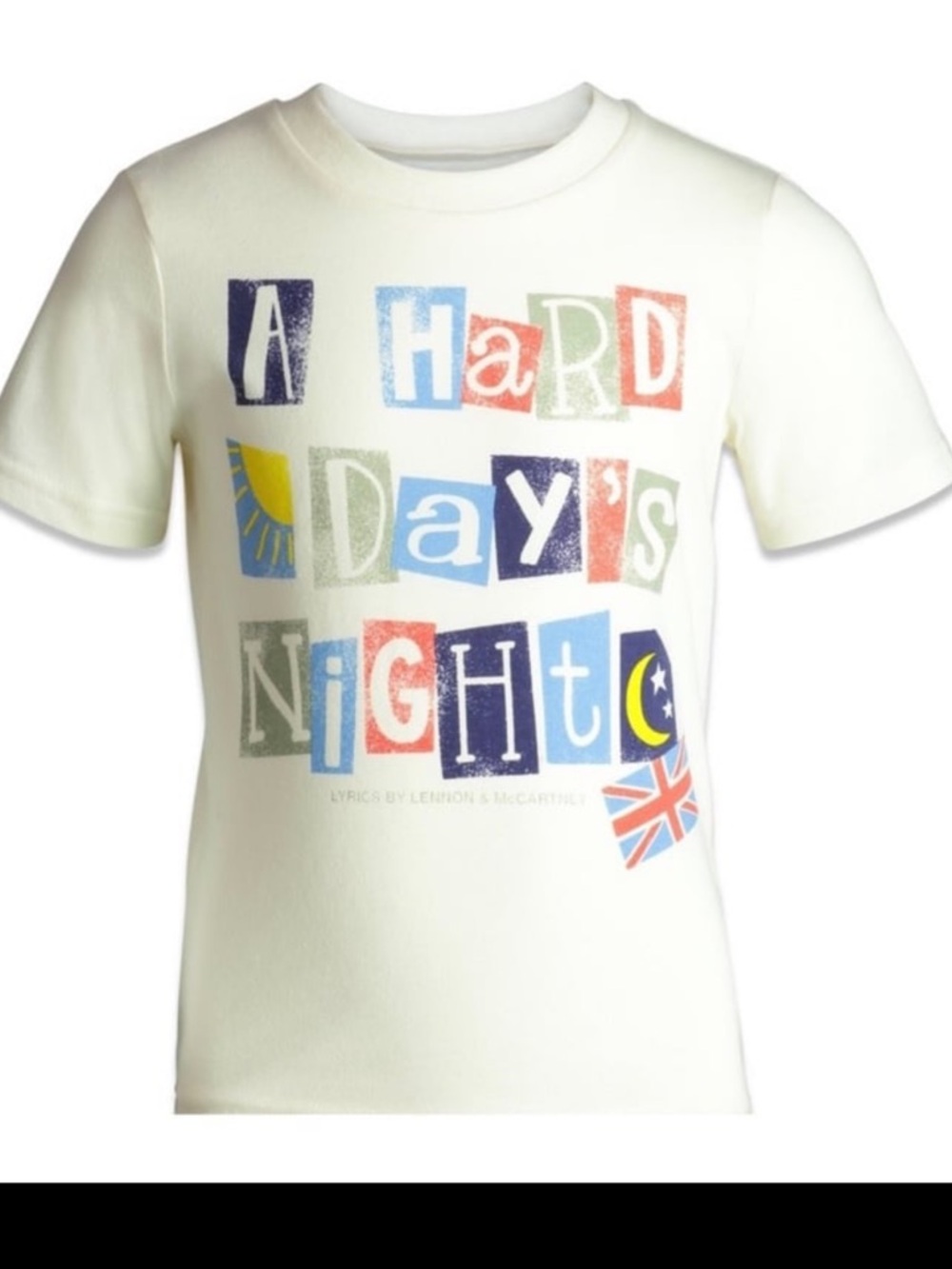 LENNON & MCCARTNEY size 18 month "A Hard Days Night" T-shirt. Unisex RARE! $24